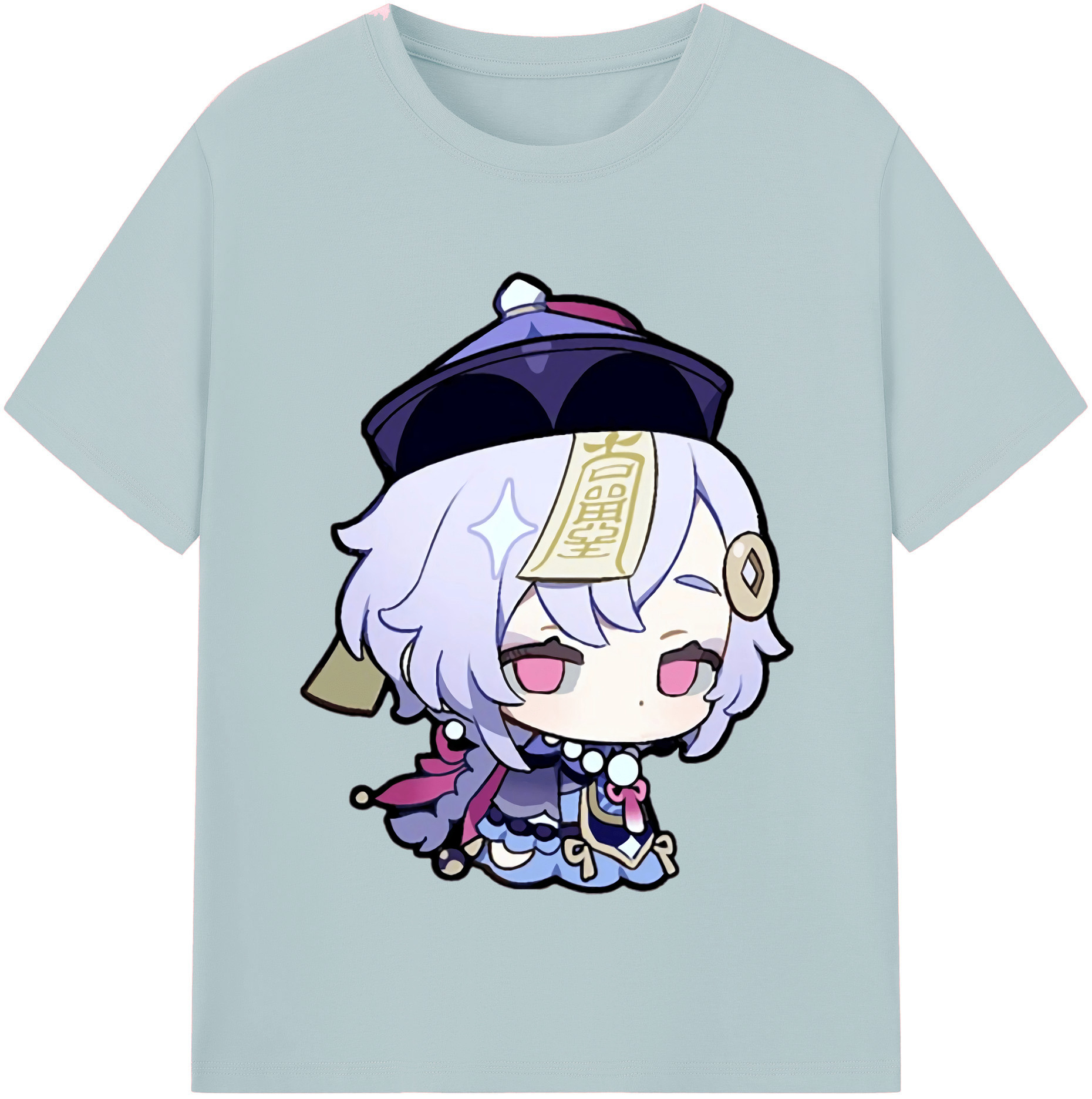 げんし神 七七 なな  genshin Nana 綿100％半袖Tシャツ（フロントプリント）